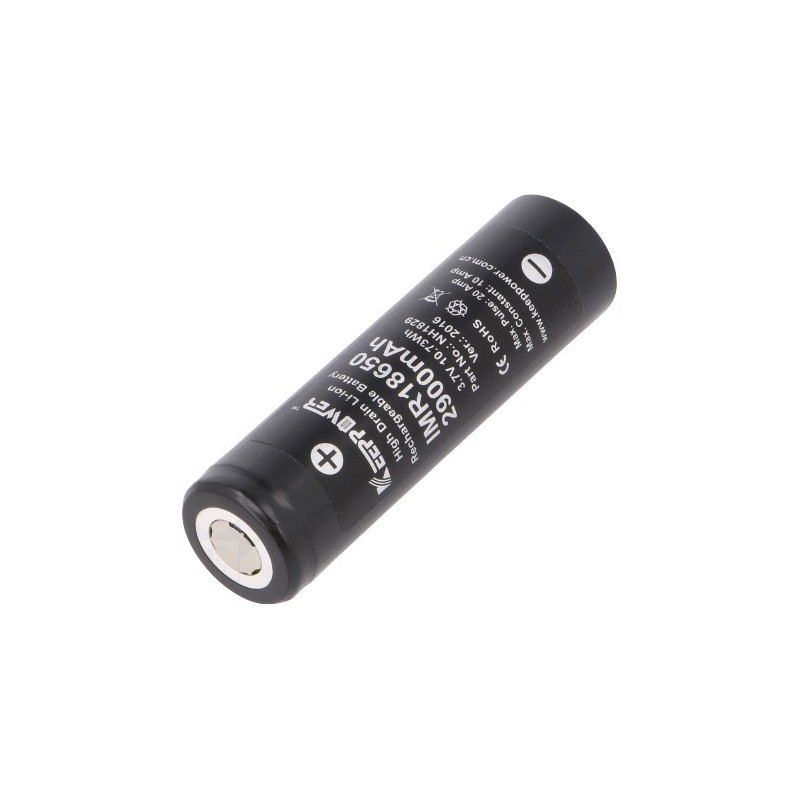 Bt182900 - batteria al litio 18650 3.7v - Batterie