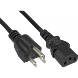 Power Cable USA-IEC black -...