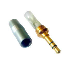 Jack Stereo 4 mm male Gold Plated