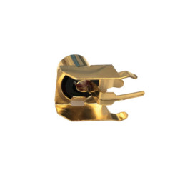RCA Connector for PCB red - gold plated