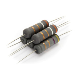 Resistore MOX 0.22ohm 5W 5% assiale