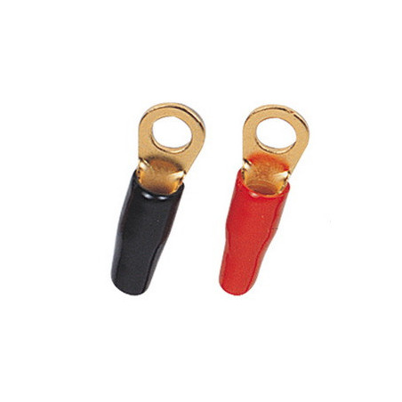 TOH05 - Ring Terminal gold plated - 6AWG Cable