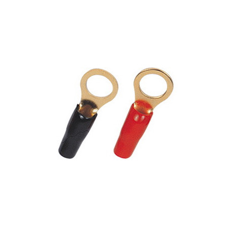 TOH10 - Ring Terminal gold plated - 6AWG Cable
