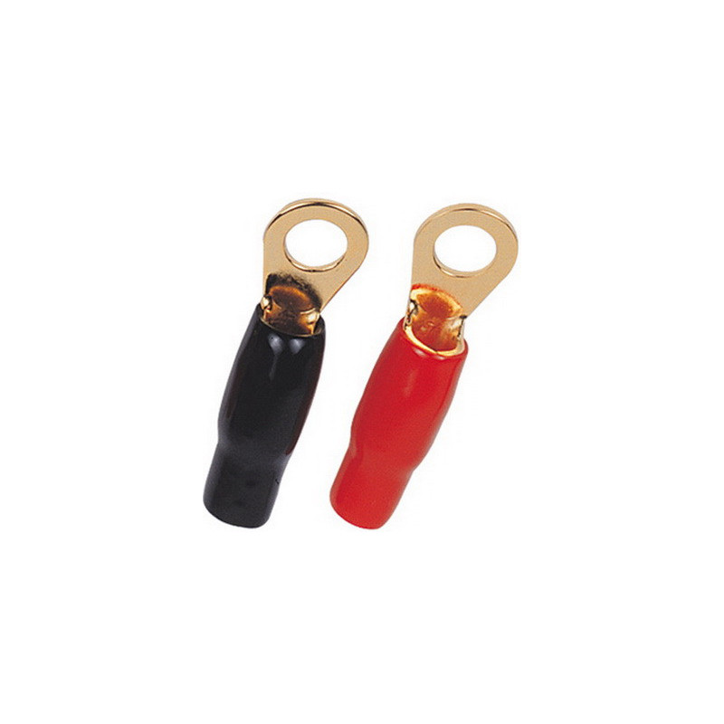TOH21 - Ring Terminal gold plated - 4AWG Cable
