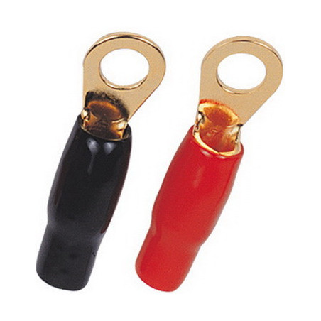 TOH21 - Ring Terminal gold plated - 4AWG Cable