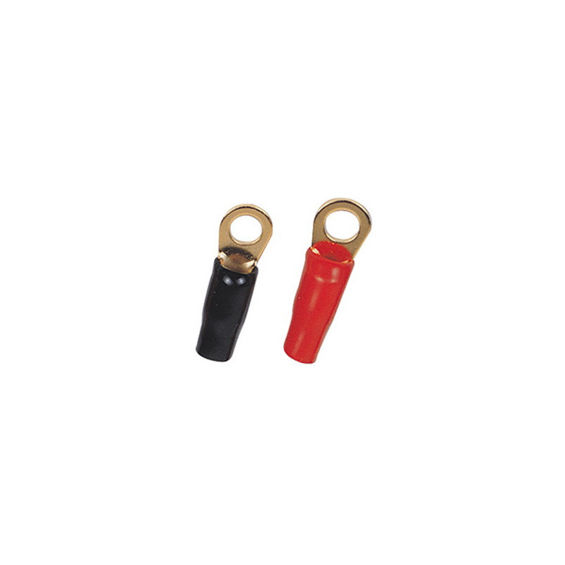 TOH22 - Ring Terminal gold plated - 6AWG Cable