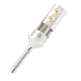 Banana Plug Connector in Pure Copper Rhodium Plated Ø9mm