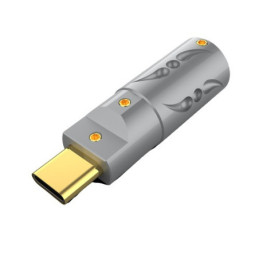 USB-C 3.1 Connector Viborg Audio Brass Gold Plated 24