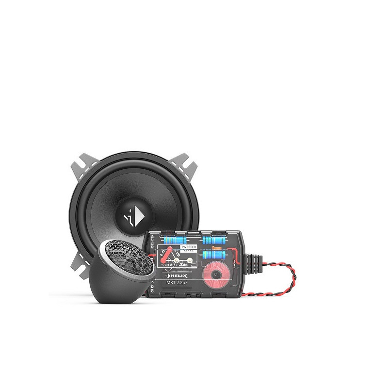 Basic - Helix Speaker Kit 100mm - 2-Way - 3 Ohm